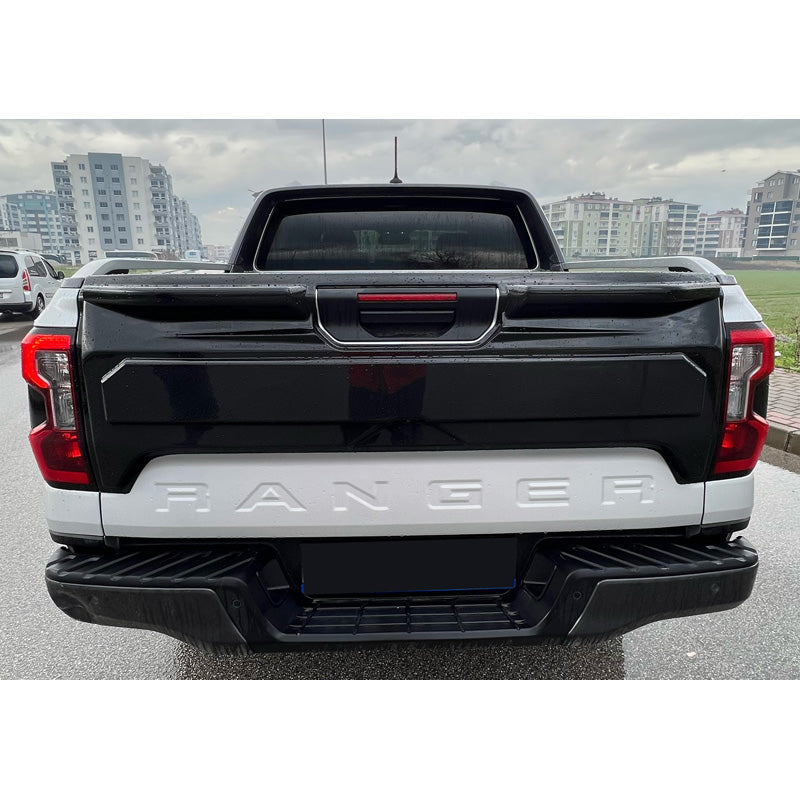 OneWay, Bakluckeskydd, glanssvart, passar till Ford Ranger T9 (2022-), OEM-kvalitet