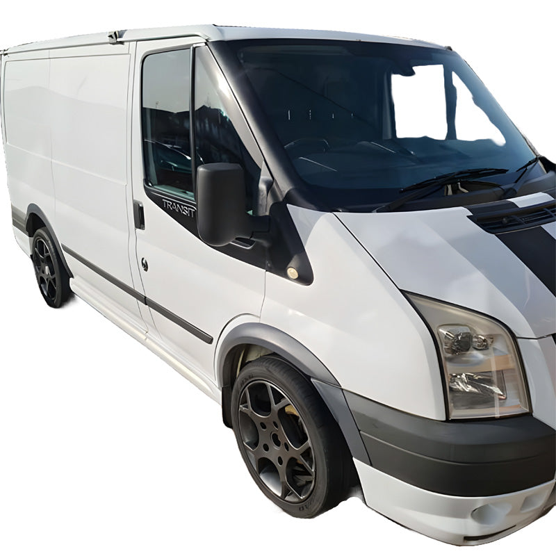 OneWay, Hjulhus, matt svart, passar till Ford Transit MK7 2006-2014, 8-delat set