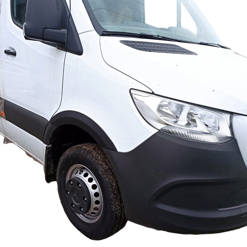 OneWay, skärmkanter, matt svart, passar till Mercedes Sprinter W907 (2018-), 4-delad sats