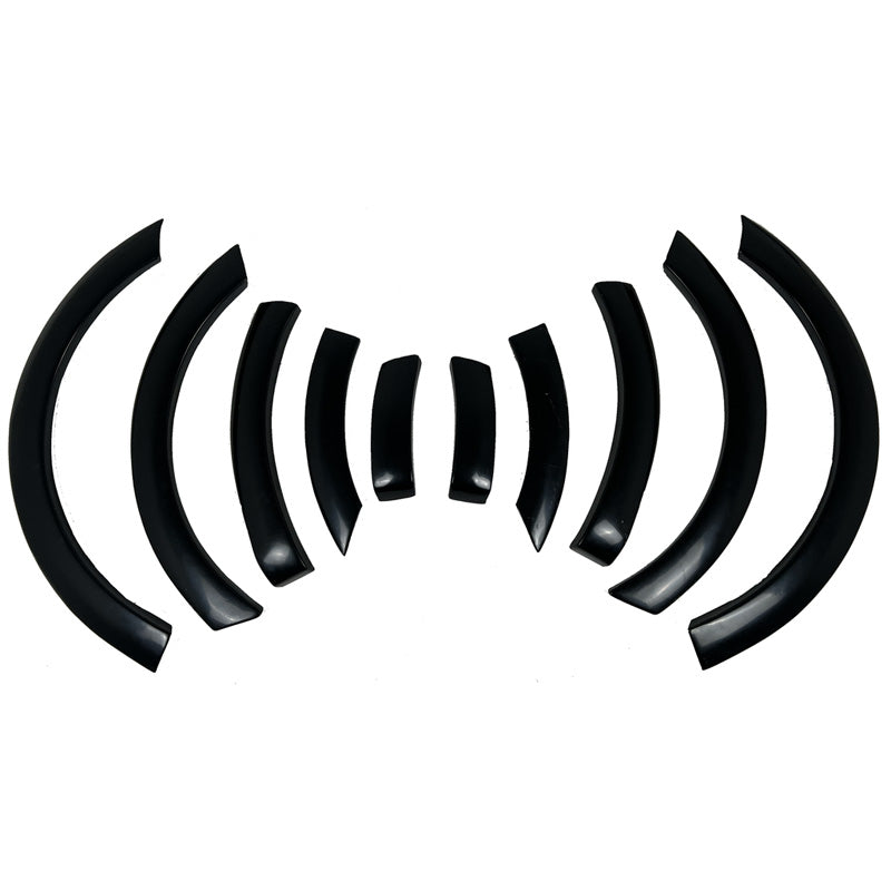 OneWay, lokasuojan kaaret, kiiltävänmusta, sopii Volkswagen Caddy MK4 (2015-2020), 10 kpl:n sarja