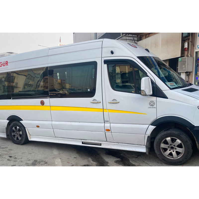 OneWay, lokasuojan kaaret, mattamusta, sopii Mercedes Sprinter W906 Facelift 2014-2018, 4 kpl
