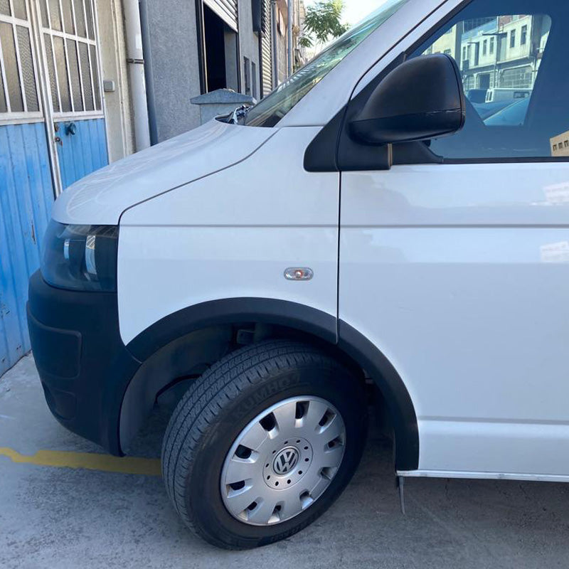 OneWay, skärmkantslister, ABS-plast, matt svart, passar till Volkswagen Transporter T5-T5.1 (2003-2015), kort axelavstånd, höger skjutdörr