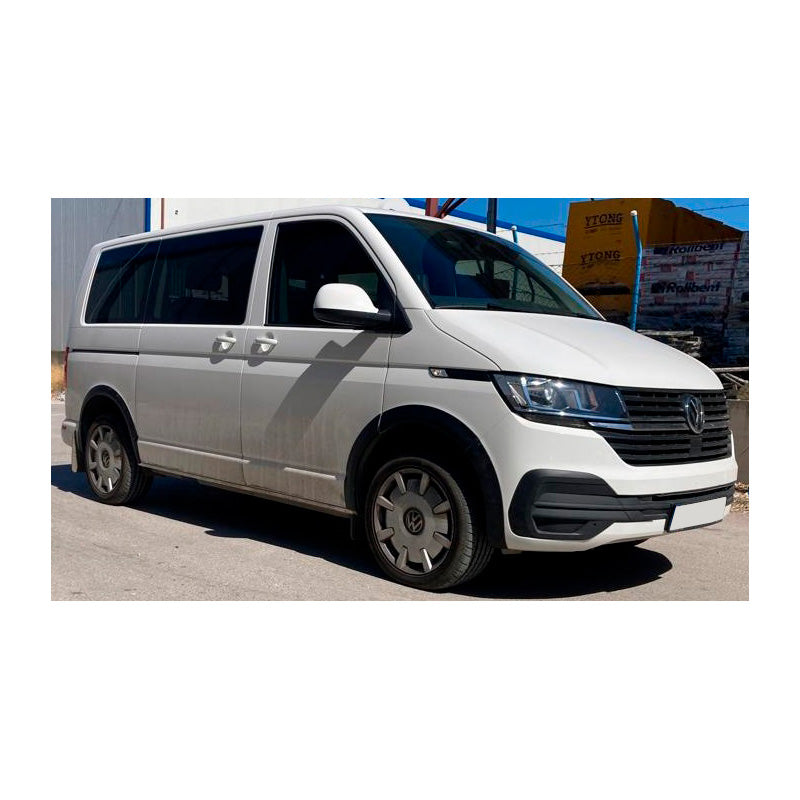 OneWay, lokasuojan reunalistasarja, mattamusta, Sopii Volkswagen Transporter T6.1 (2020-2022), lyhyt akseliväli/liukuovi vasen