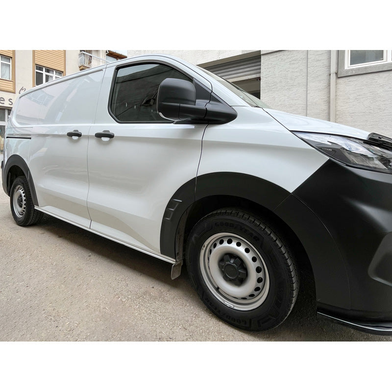OneWay, Sats med hjulhus, matt svart, passar till Ford Transit Custom MK2 (2023-), 10-delars sats