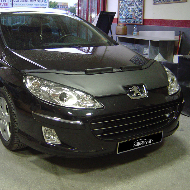 AutoStyle, HoodBra, sopii Peugeot 407 2004-2008 musta