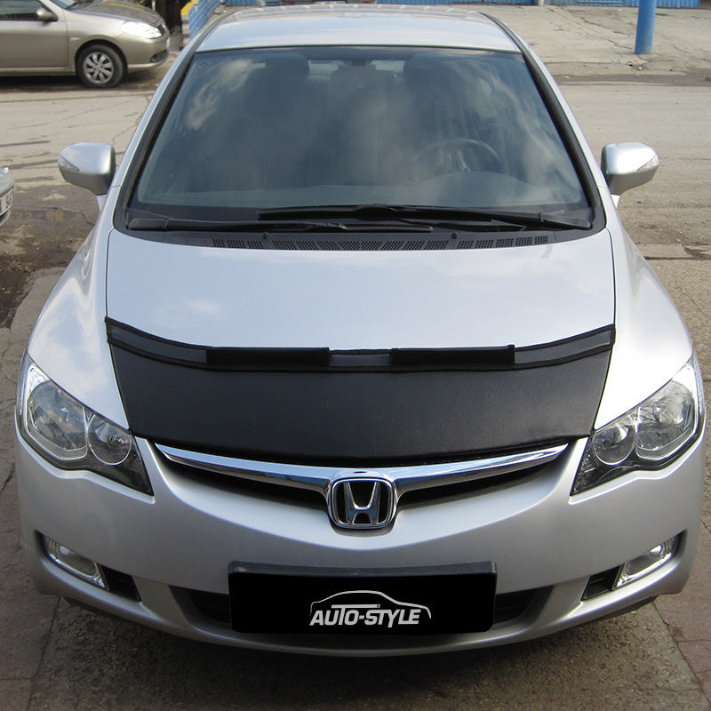 AutoStyle, HoodBra, sopii Honda Civic sedan / hybrid 2007-2008 musta
