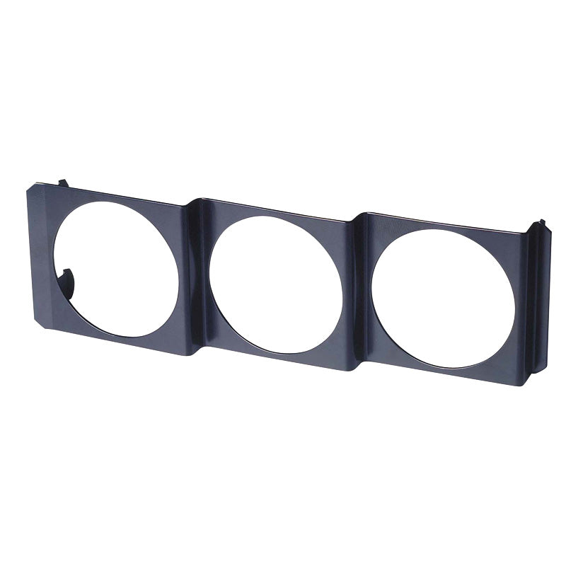 AutoStyle, Performance DIN-paneeli 3x52 mm mittareille - musta anodisoitu metalli