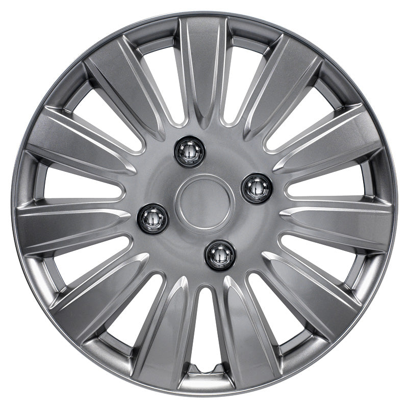 AutoStyle, pölykapselit, 4 kpl, Mississippi 14-tuumainen gun-metal