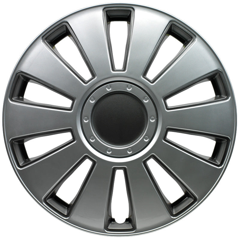 AutoStyle, Pyöränkapselit, 4 kpl, Pennsylvania 14-tuumainen silver/charcoal grey