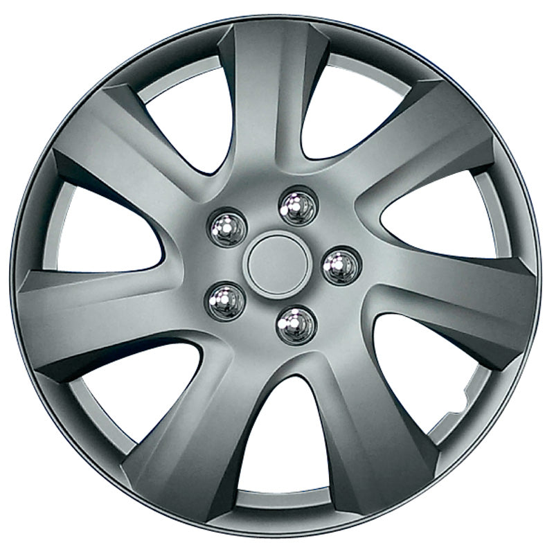AutoStyle, Pyöränkapselit, 4 kpl, Carolina 17-tuumainen matt-gunmetal