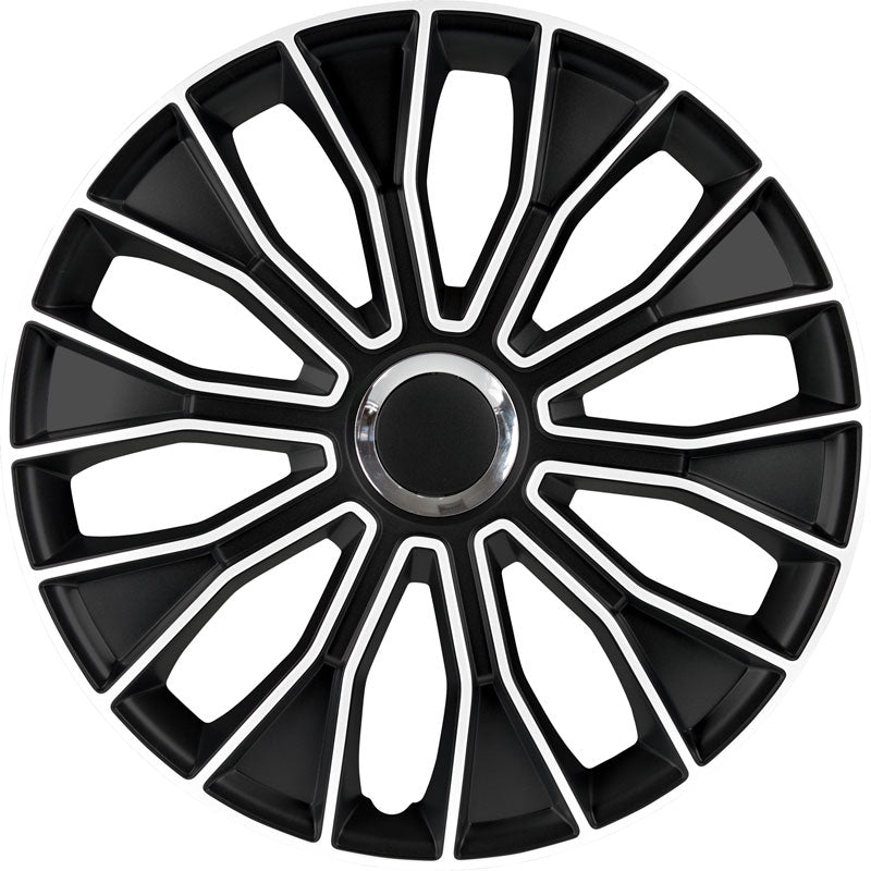 AutoStyle, Pölykapselit, 4 kpl, Voltec Pro 15-tuumainen musta/valkoinen