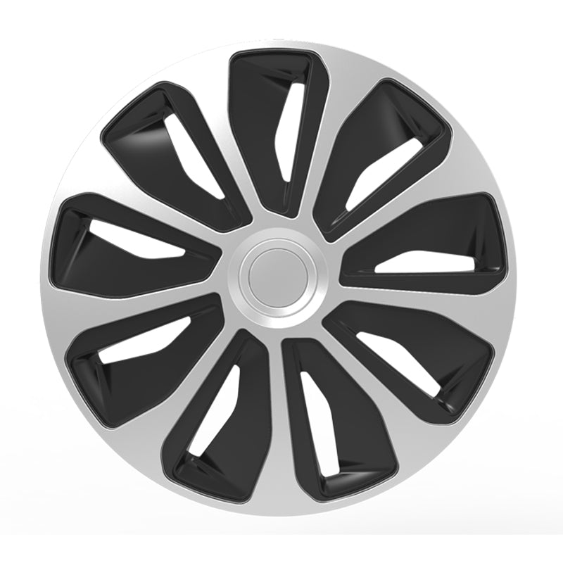 AutoStyle, pölykapselit, 4 kpl, Platin 16-tuumainen silver/black