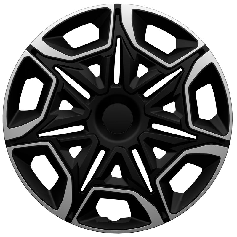 AutoStyle, Pyöränkapselit, 4 kpl, Varido 15-tuumaa silver/black