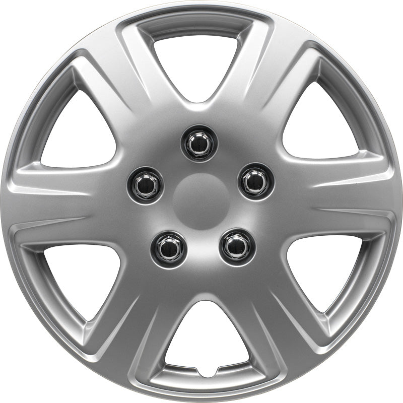 AutoStyle, pölykapselit, 4 kpl, Louisiana 14-tuumainen silver