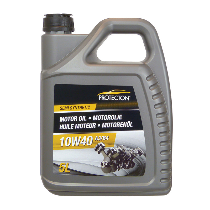 Protecton, puolisynteettinen moottoriöljy 10W40 A3/B4 - 5 Liter