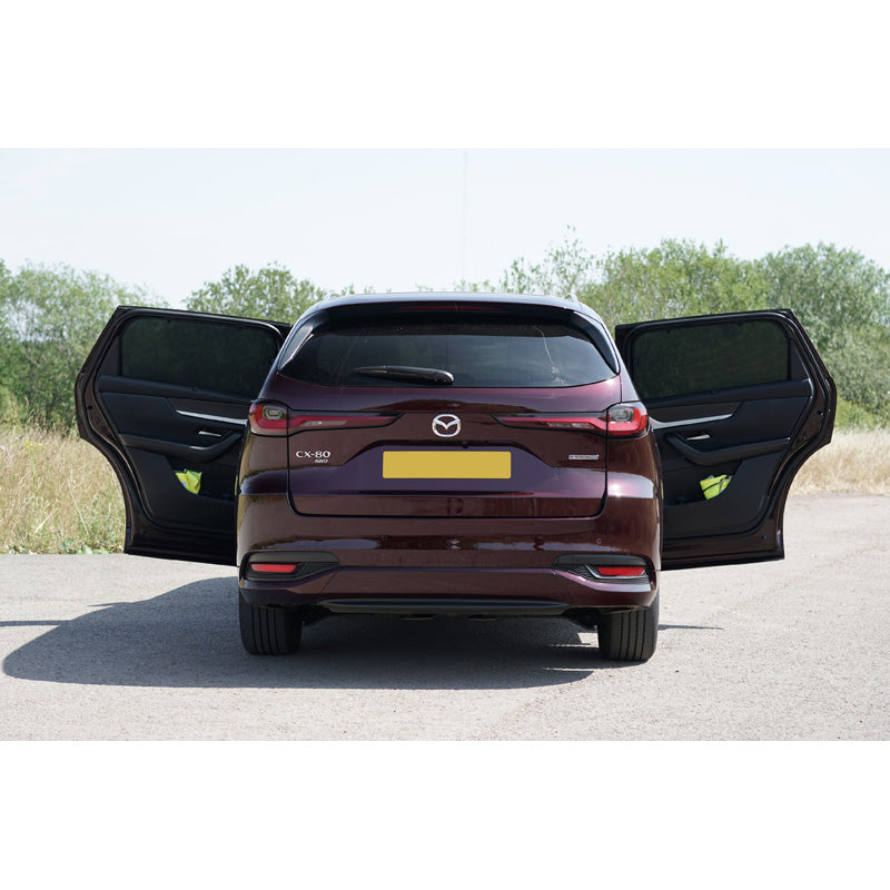 Car Shades, Solgardin, Bagsidedøre, 2-stykker, passer til Mazda CX-80 (2024-)