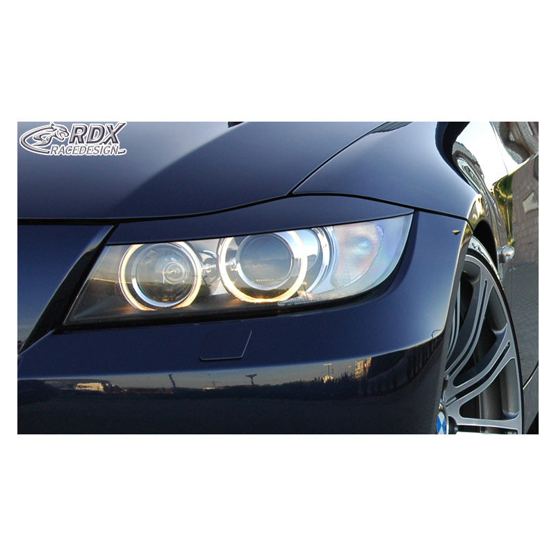 RDX Racedesign, ajovalojen kulmasuojat, sopii BMW 3-Series E90/E91 Sedan/Farmari incl. Facelift (ABS)