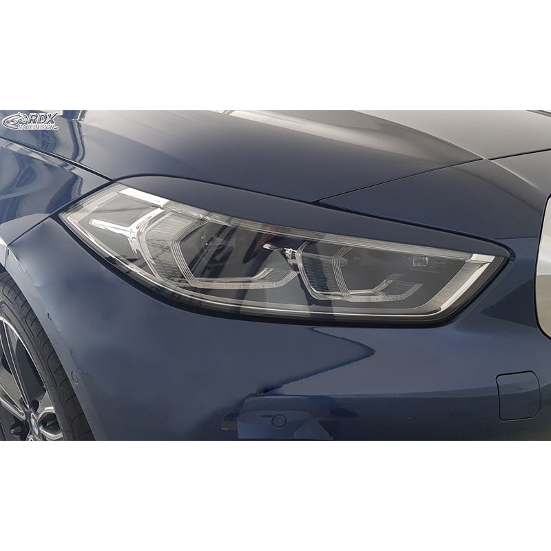 RDX Racedesign, ajovalojen kulmalistat, sopii BMW 1-Series (F40) 2019- (ABS)