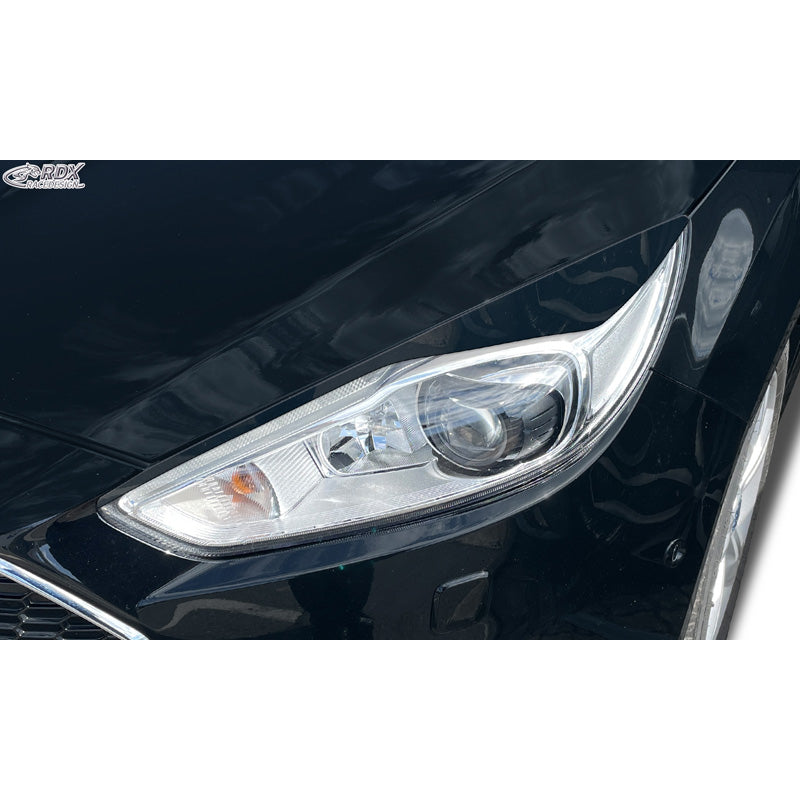 RDX Racedesign, ajovalojen kulmapeitteet, sopii Ford Focus III Facelift 2014-2018 (ABS)