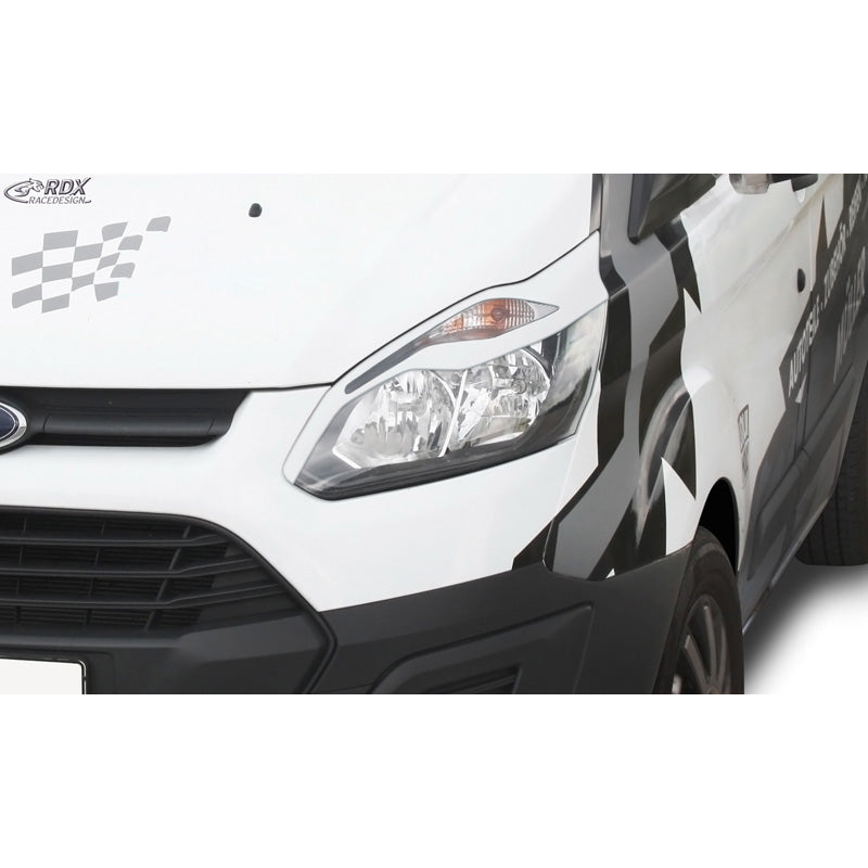 RDX, ögonlock, ABS blank vit, passar till Ford Transit Custom & Tourneo Custom (2012-2018)
