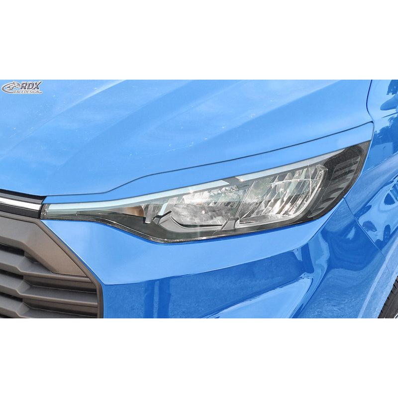 RDX, ajovalojen kulmasuojat, musta, sopii Ford Transit Custom & Tourneo Custom (V710) (2023-)