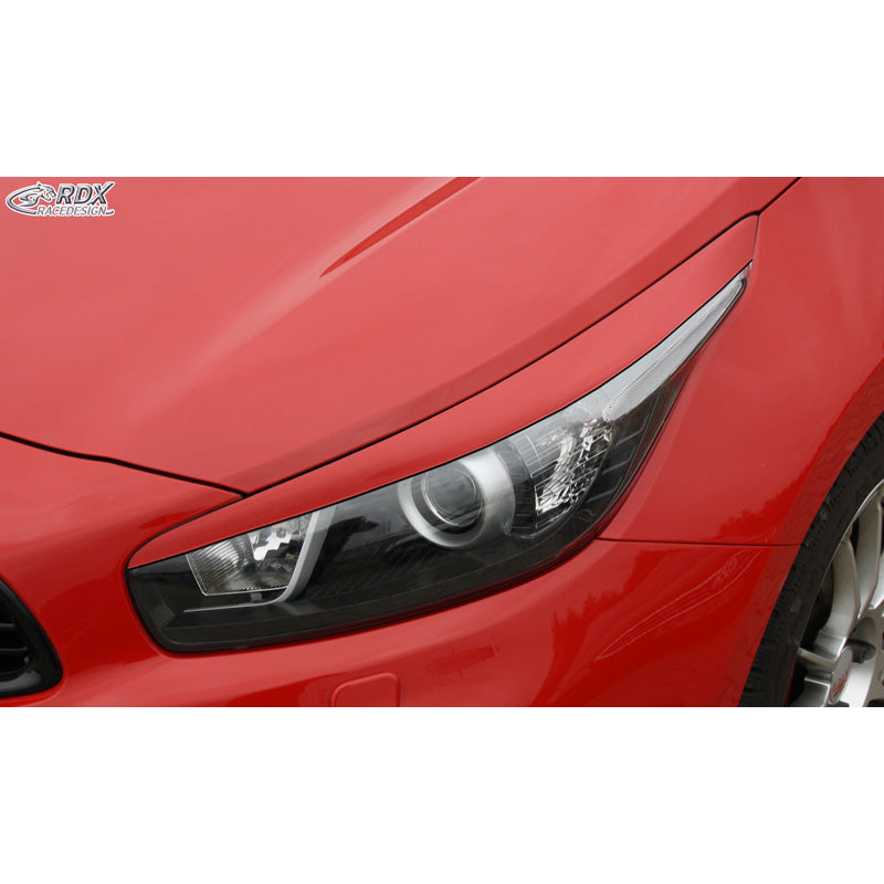 RDX Racedesign, ajovalojen kulmasuojat, sopii Kia Cee'd & Pro Cee'd JD 2012- (ABS)