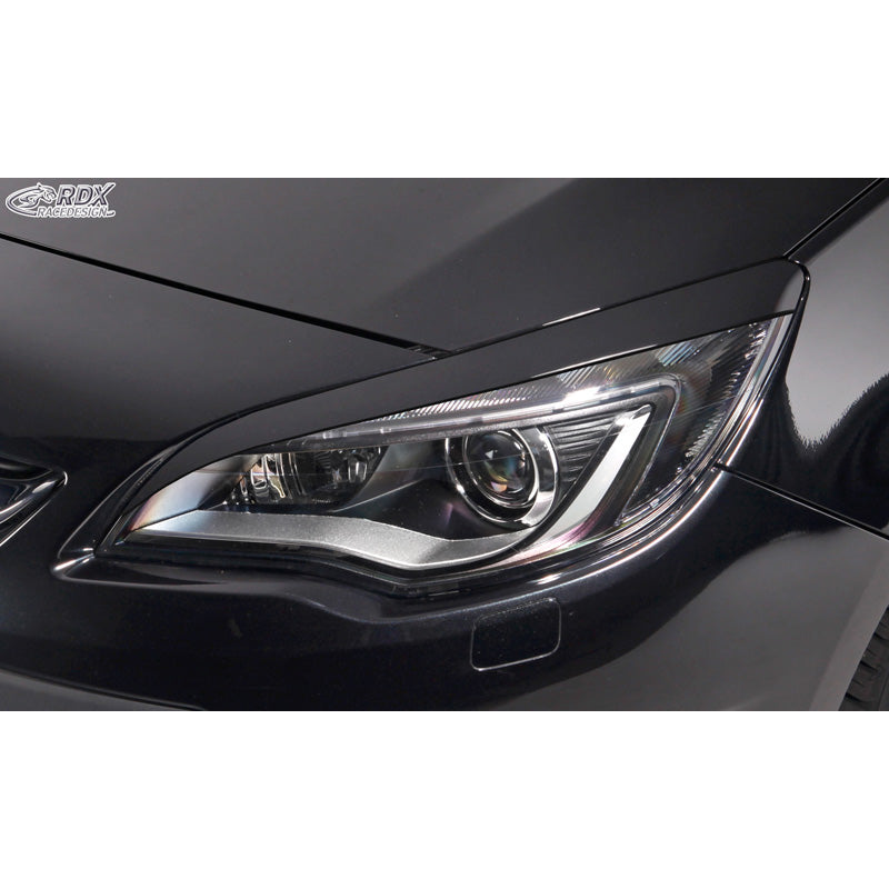 RDX Racedesign, ajovalon kulmapeitteet, sopii Opel Astra J HB 5-doors/Sportstourer 2009-2015 (ABS)
