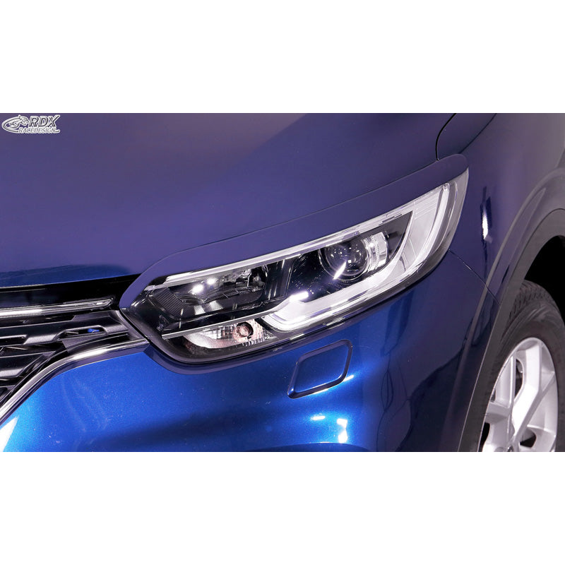 RDX Racedesign, ajovalojen kulmalistat, sopii Renault Kadjar 2015-2022 (ABS)