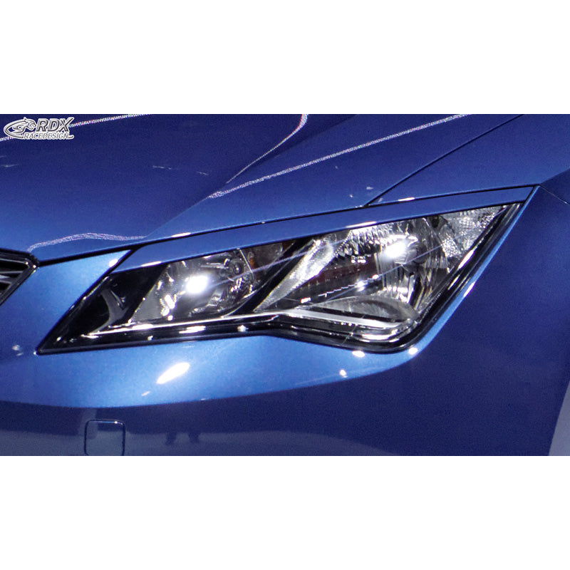 RDX Racedesign, ajovalon kulmalistat, sopii Seat Leon 5F SC/5-ovinen/ST 2013-2020 (ABS)