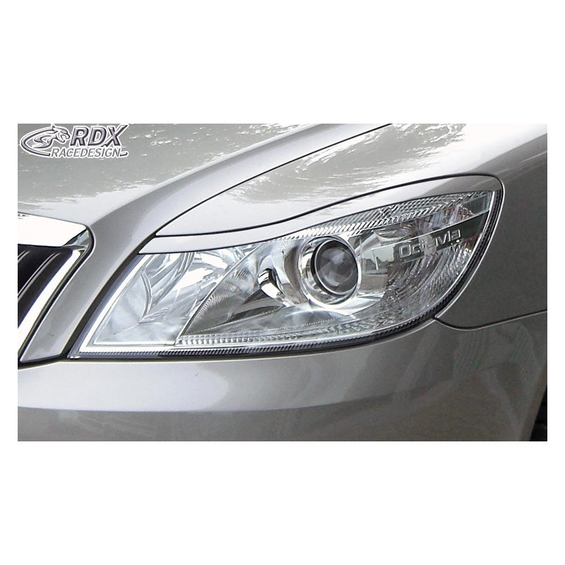 RDX Racedesign, ajovalon kulmapeitteet, sopii Skoda Octavia II Facelift 2009-2012 (ABS)
