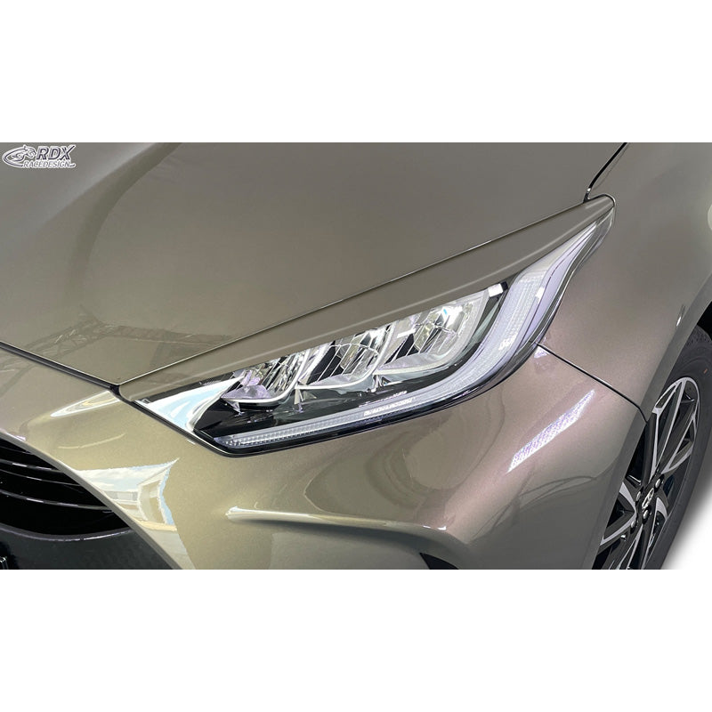 RDX Racedesign, ajovalon kulmapeitteet, sopii Toyota Yaris (P21) 2020- (ABS)