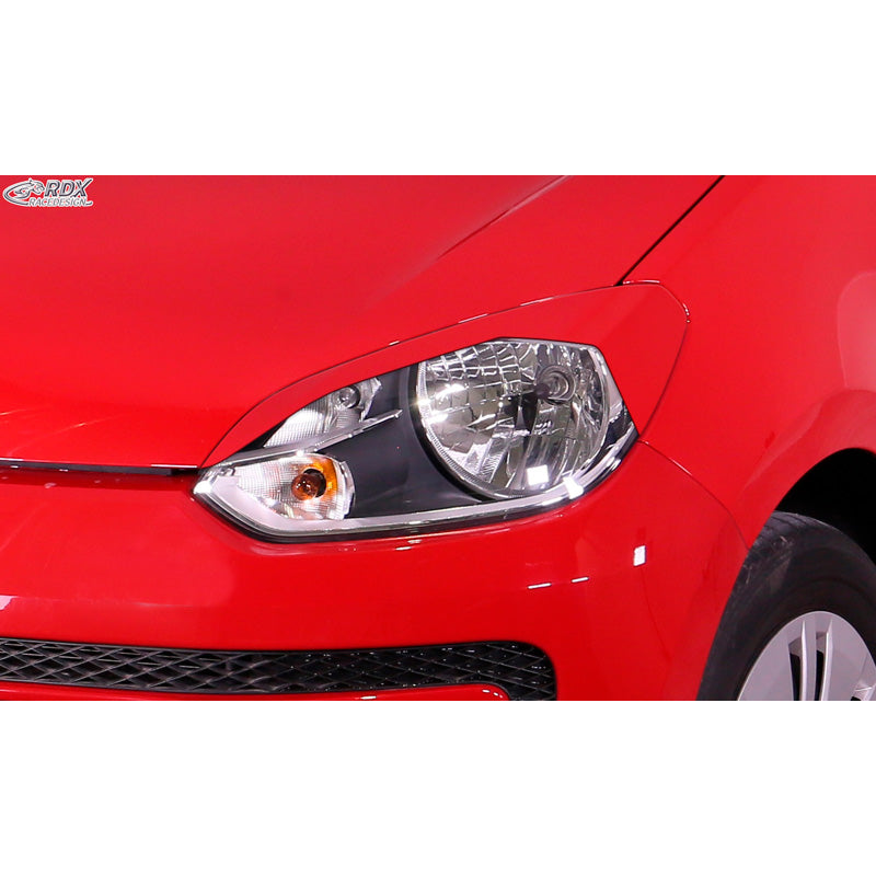 RDX Racedesign, ajovalon kulmapeitteet, sopii Volkswagen Up! 2011- (ABS)