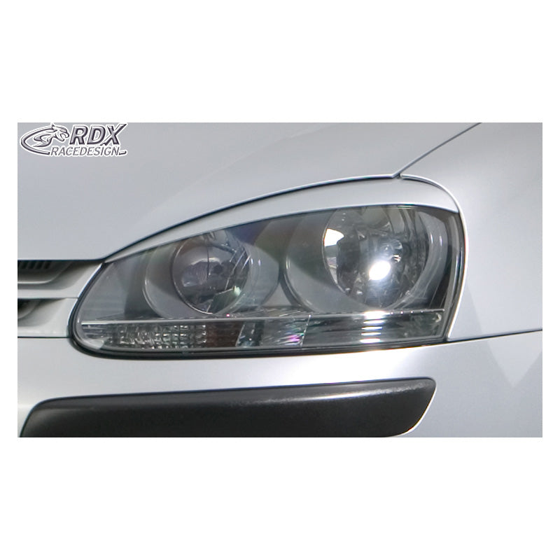 RDX Racedesign, Ajovalojen kulmasuojat, musta, Sopii Volkswagen Golf V (2003-2008) & Jetta (2005-2010), TÜV-hyväksytty