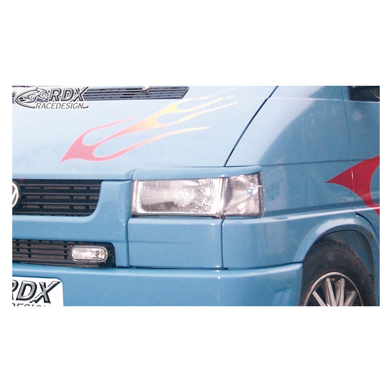 RDX Racedesign, ajovalojen kulmasuojat, sopii Volkswagen T4 1991- (suora ajovalo) (ABS)