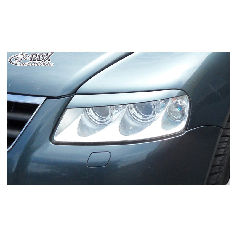 RDX Racedesign, ajovalon kulmapeitteet, sopii Volkswagen Touareg -2006 (ABS)