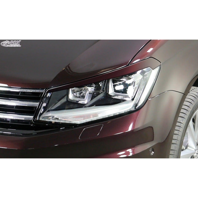 RDX Racedesign, ajovalojen kulmasuojat, sopii Volkswagen Caddy IV 2015-2020 (ABS)