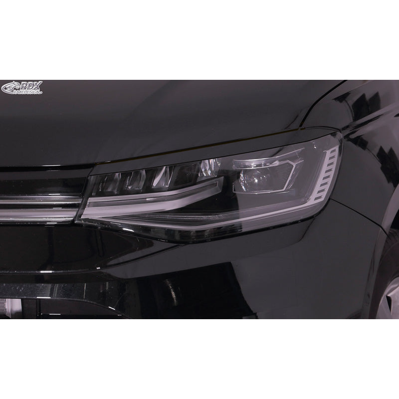 RDX Racedesign, ajovalon kulmasuojat, sopii Volkswagen Caddy V 2020- (ABS)