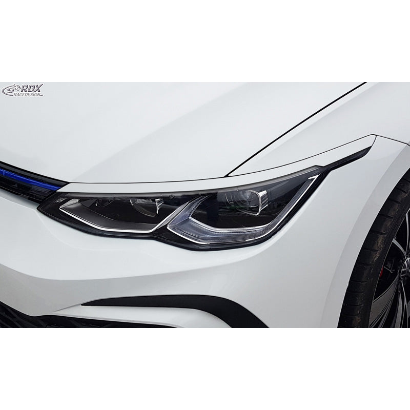 RDX Racedesign, ajovalon kulmapeitteet, sopii Volkswagen Golf VIII (CD) 2020- (ABS)