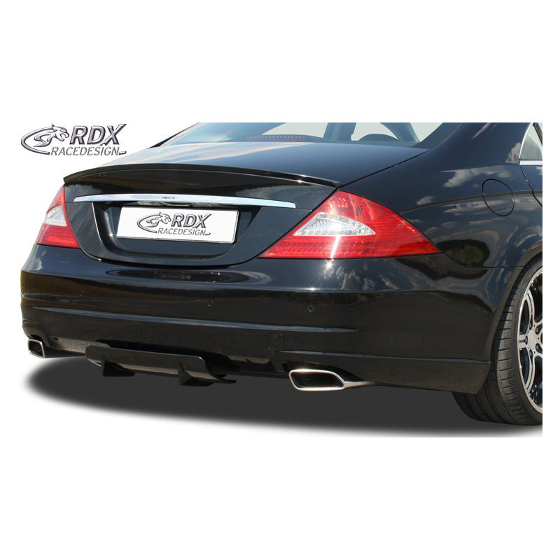 RDX Racedesign, takapuskurin helma ”Diffusor U-Diff”, sopii Mercedes CLS-Class C219 2004-2010 (PU)