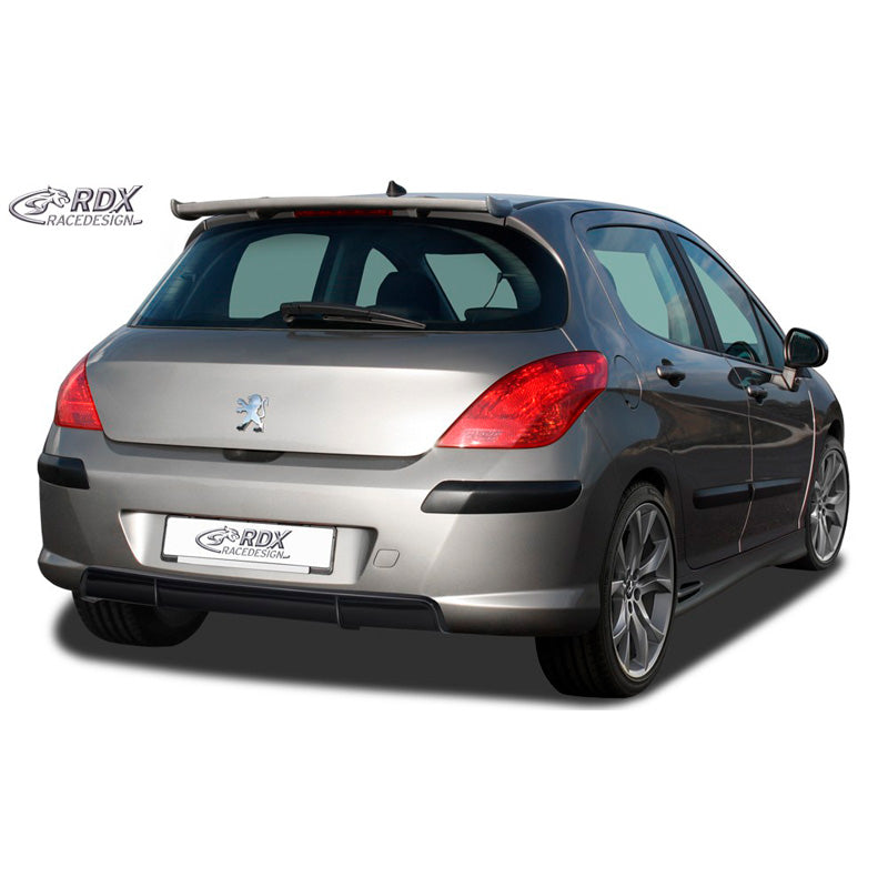 RDX Racedesign, takapuskurin helma "Diffusor", sopii Peugeot 308 HB 2007-2013 (ABS kiiltävän musta)