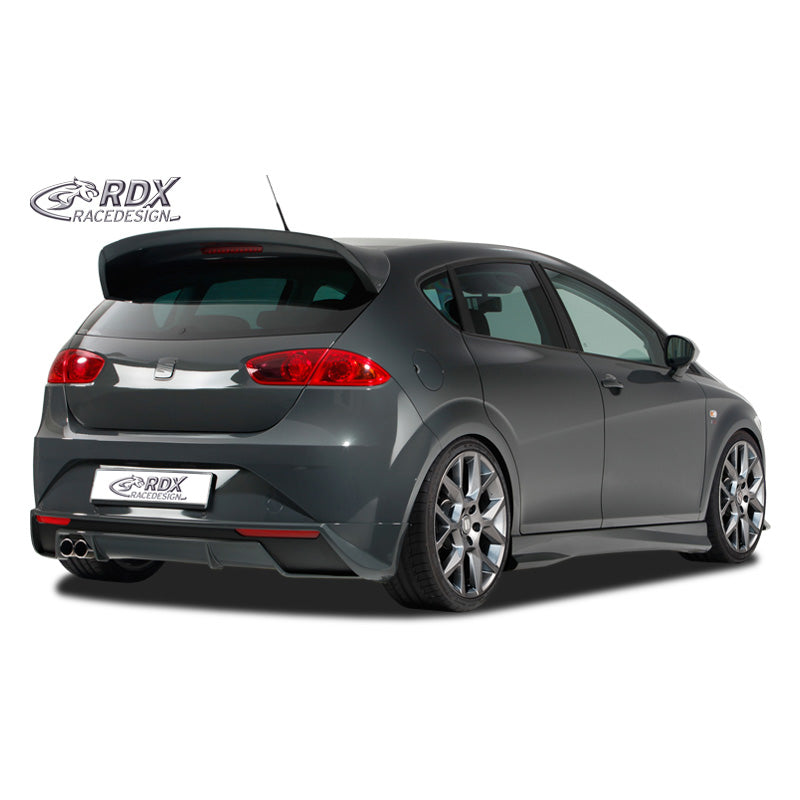 RDX Racedesign, takapuskurin helma, sopii Seat Leon 1P Facelift 2009-2012 ilman FR/Cupraa (PUR)