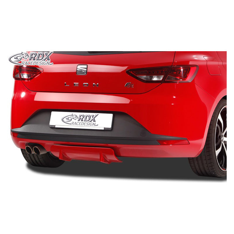 RDX Racedesign, takapuskurin helma 'Diffusor U-Diff', sopii Seat Leon (5F) sisältäen FR/SC/ST 2012-2020 (PU)