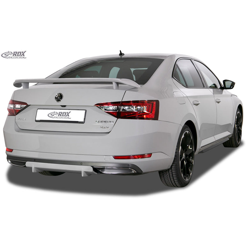 RDX Racedesign, takapuskurin helma 'Diffusor U-Diff XL', sopii Skoda Superb III (3V) 2015- (PU)