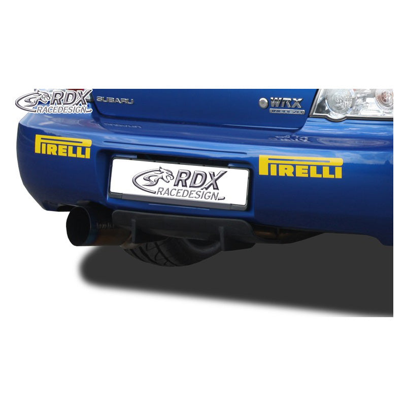 RDX Racedesign, takapuskurin helma 'Diffusor U-Diff', sopii Subaru Impreza 3 (GD) WRX 2005-2007 (PU)