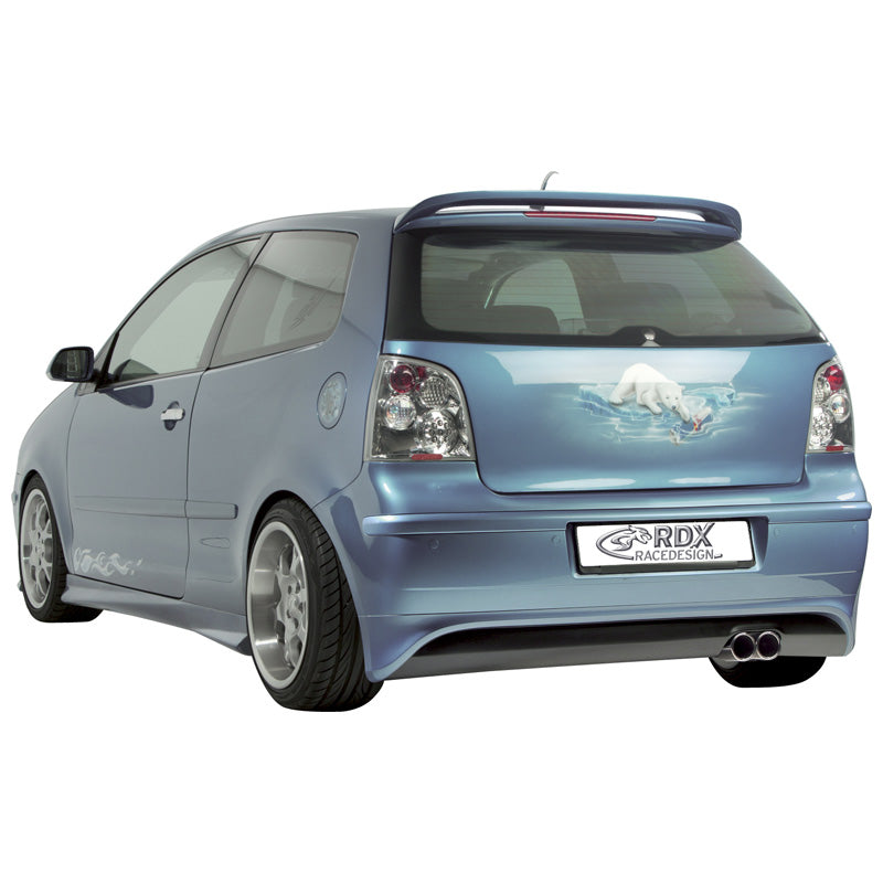 RDX Racedesign, takapuskurin helma, sopii Volkswagen Polo 9N/9N2 01-09 (PU)