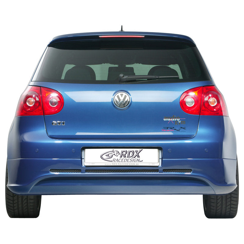 RDX Racedesign, takapuskurin helma, sopii Volkswagen Golf V 2003-2008 (ei pakoputken aukkoa) (ABS)