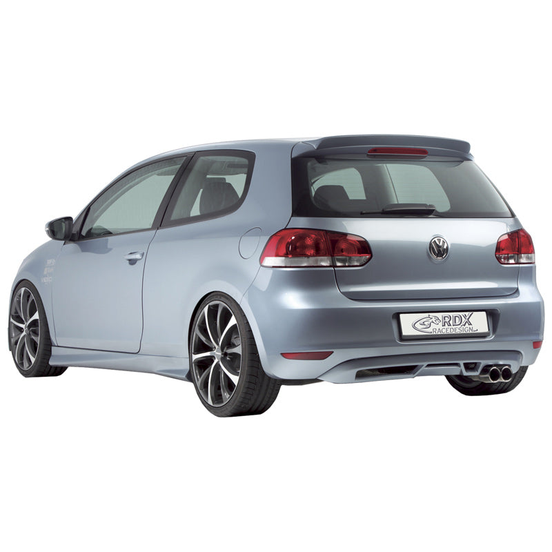 RDX Racedesign, takapuskurin helma, sopii Volkswagen Golf VI 2008- ilman GTi/GTD/Plus -mallia (PU)