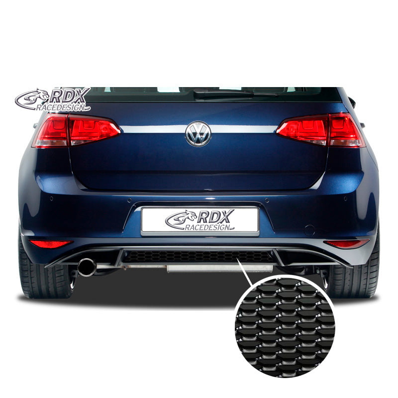 RDX Racedesign, Takahelman helma 'Diffusor', sopii Volkswagen Golf VII HB 3/5-ovinen 2012- 'GTI-Look' ilman GTi/GTD (PUR)