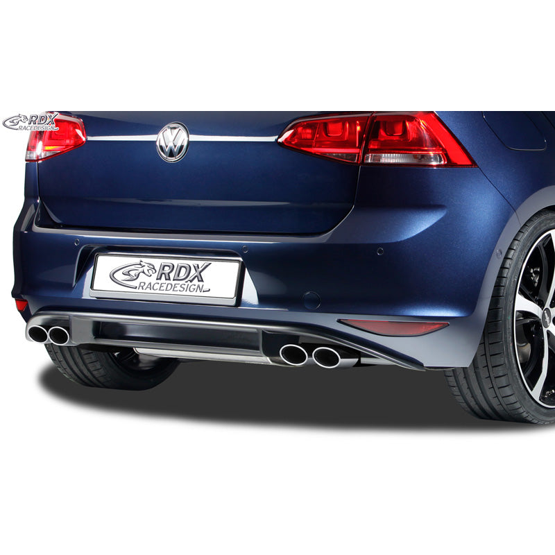 RDX Racedesign, takapuskurin helma 'Diffusor', sopii Volkswagen Golf VII HB 3/5-ovisiin 2012- 'R-Look' excl. GTi/GTD (PUR)