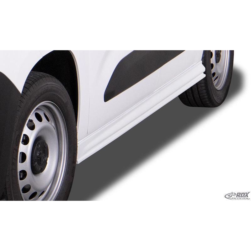 RDX Racedesign, sivuhelmat, sopii Citroën Berlingo / Peugeot Partner & Rifter / Opel Combo / Toyota ProAce City & ProAce City Verso 2018- 'Edition' (ABS)